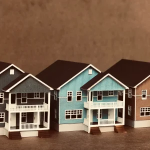 CUSTOM TOWN HOUSE SCALE MODELS